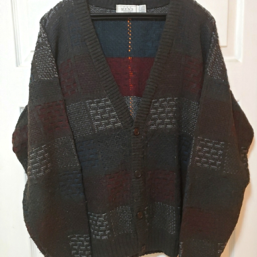 Men's Size L Cardigan Sweater